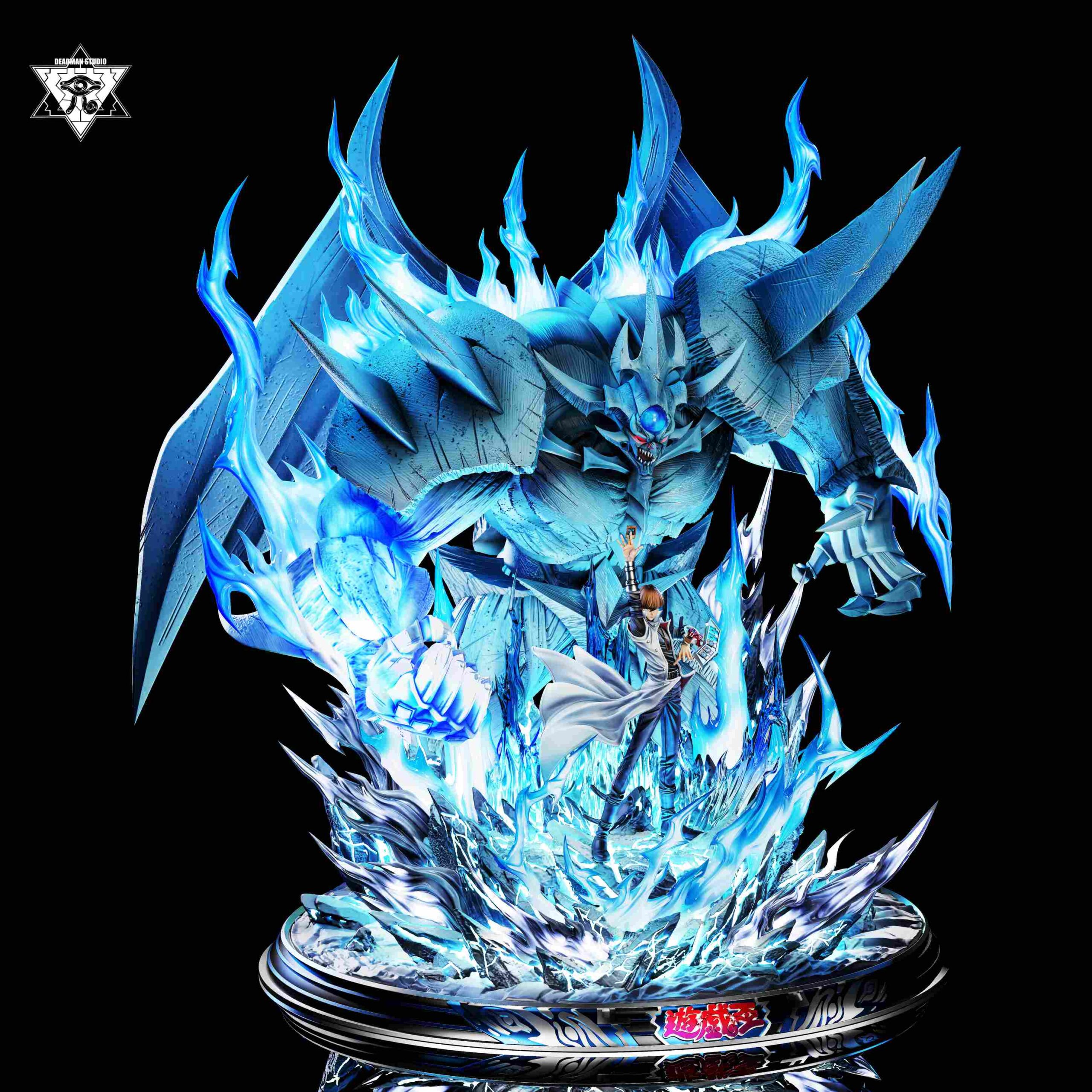 Deadman Studio Yu-Gi-Oh Obelisk the Tormentor & Seto Kaiba Statue