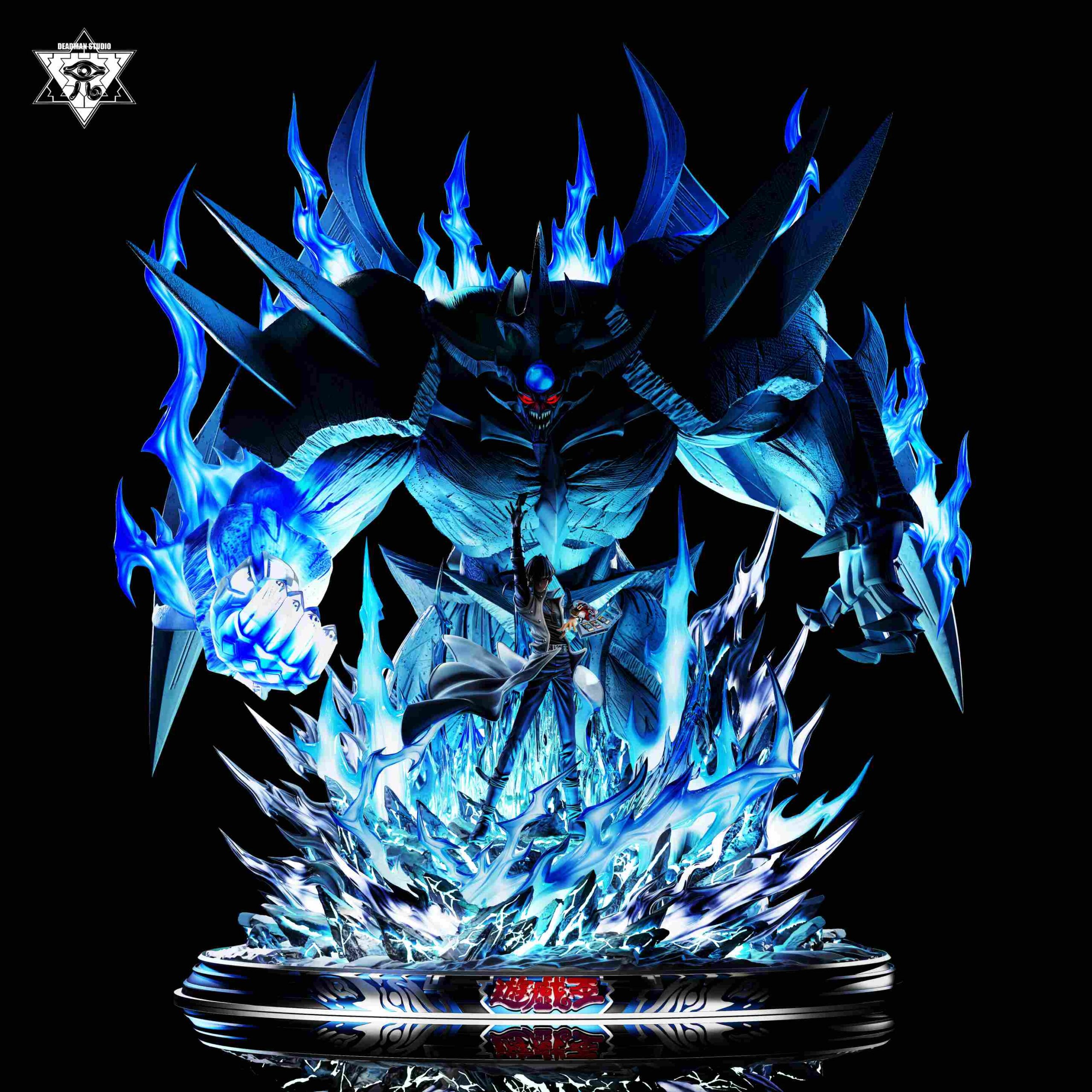 Deadman Studio Yu-Gi-Oh Obelisk the Tormentor & Seto Kaiba Statue