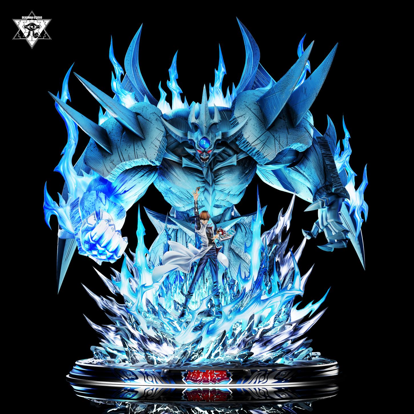 Deadman Studio Yu-Gi-Oh Obelisk the Tormentor & Seto Kaiba Statue