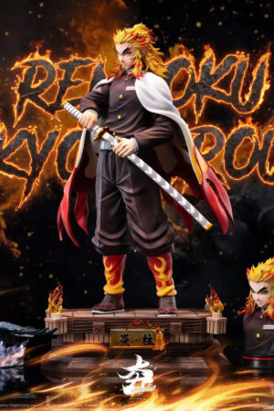 Alternative view of Demon Slayer: Kimetsu no Yaiba Rengoku Kyojuro 1/6 Scale TOPGK Statue – Hang Studio
