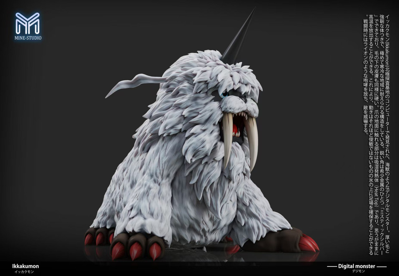 Digimon Ikkakumon Statue -MINE Studio