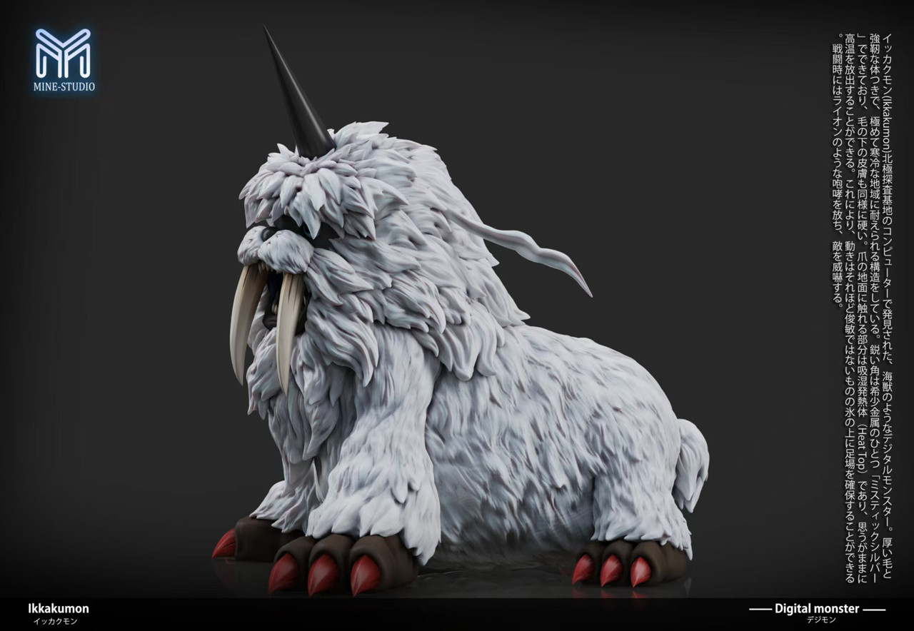 Digimon Ikkakumon Statue -MINE Studio
