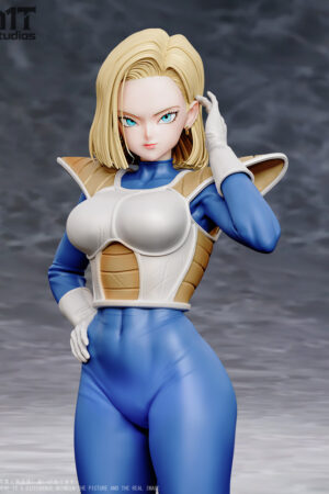 Dragon Ball Android 18 Saiyan Battle Suit 16 & 14 Scale Statue – MT Studio