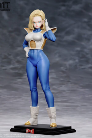 Dragon Ball Android 18 Saiyan Battle Suit 16 & 14 Scale Statue – MT Studio