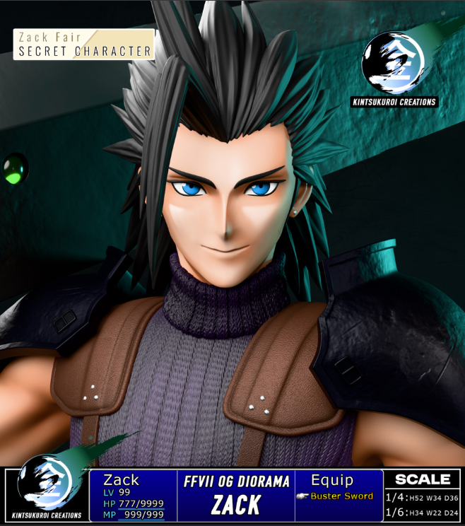Kintsukuroi Creations Studio Final Fantasy Zack Fair