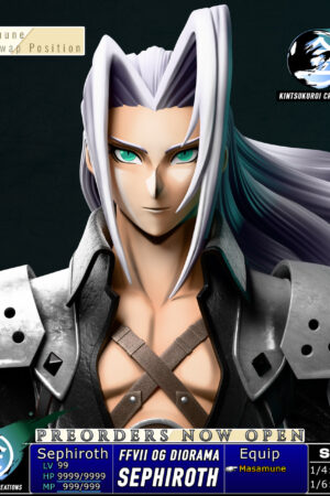 Final Fantasy VII Sephiroth 1/6 & 1/4 Scale Statue - Kintsukuroi Creations