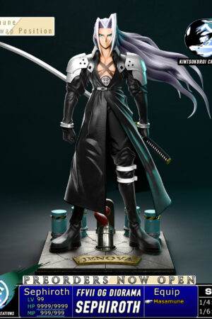 Final Fantasy VII Sephiroth 1/6 & 1/4 Scale Statue - Kintsukuroi Creations