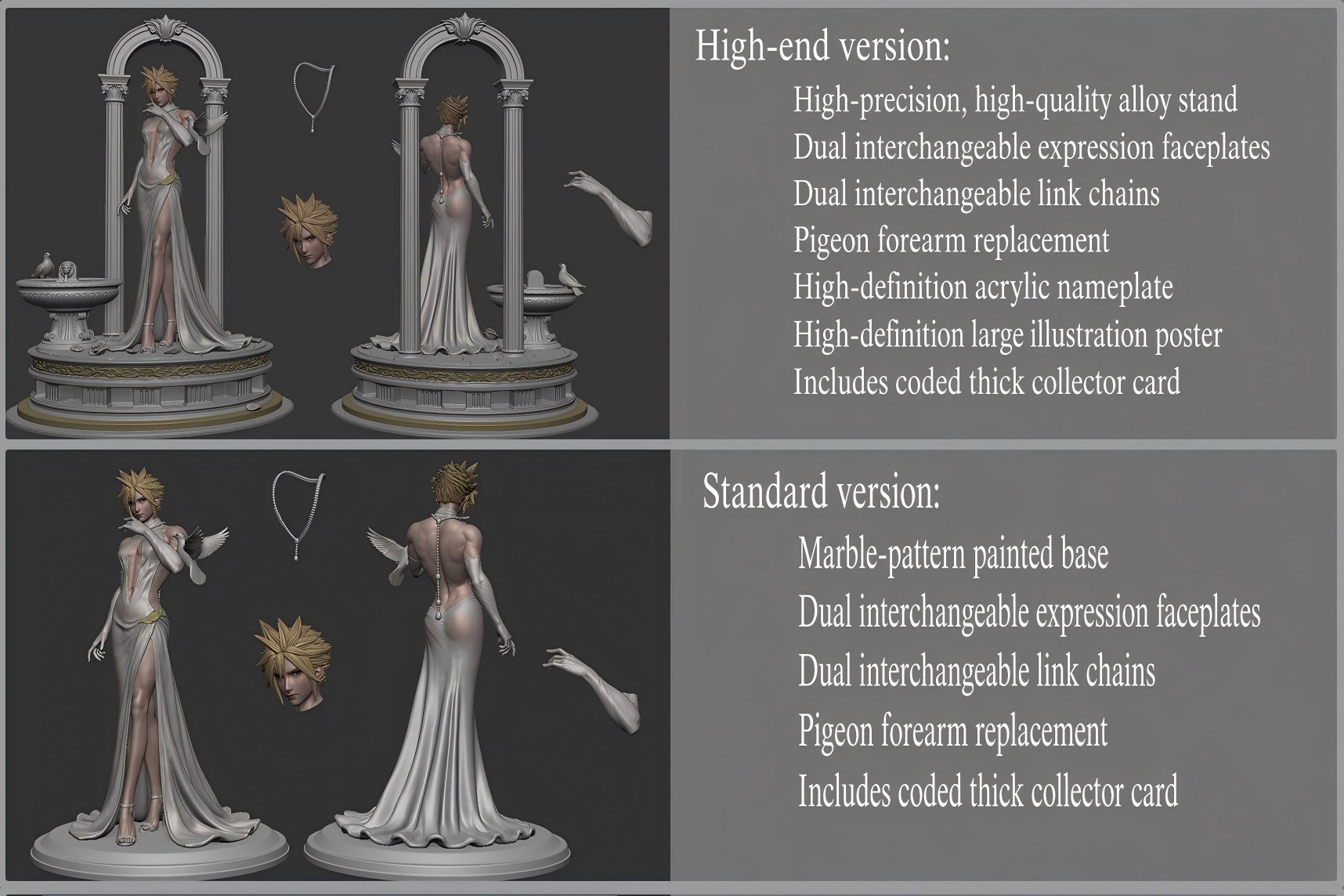 Final Fantasy VII – Cloud Strife 1/6 Scale TOPGK Statue – NekoNest Studio - Image 12