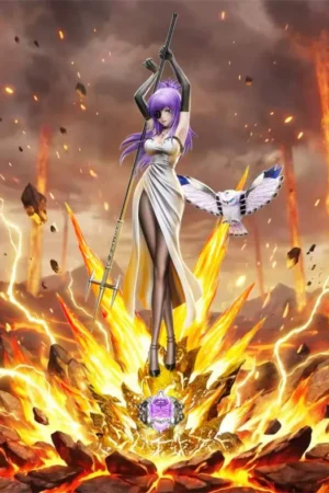 Floating Light Studio – Chrome Dokuro with LED Resin Statue (16 Scale) Katekyo Hitman Reborn!