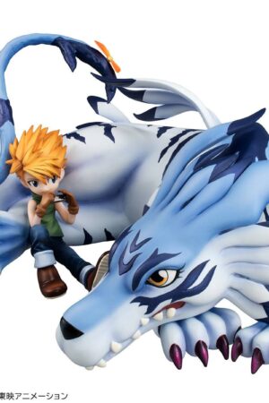 MegaHouse Digimon Yamato Ishida Garurumon