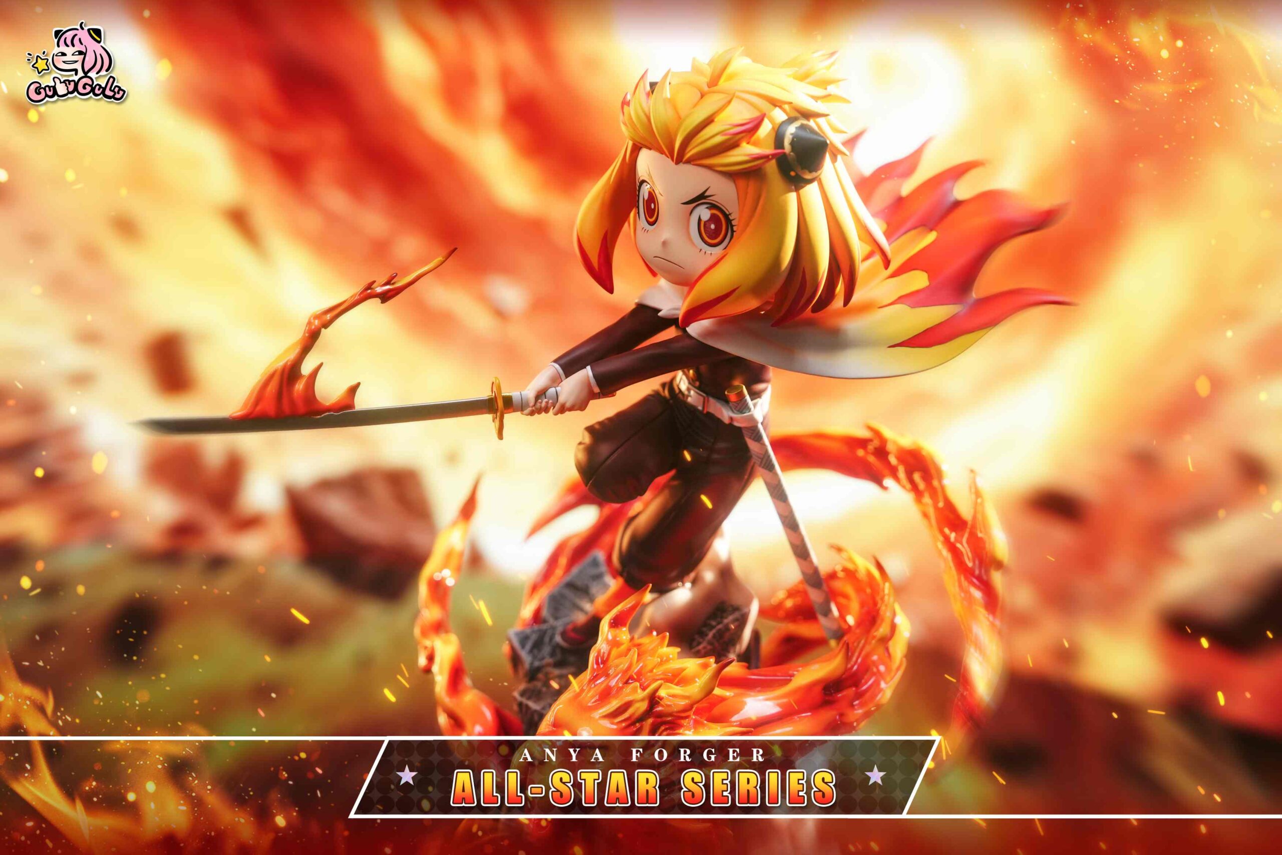 GULUGULU Studio - Demon Slayer X Spy X Family Anya Forger Statue