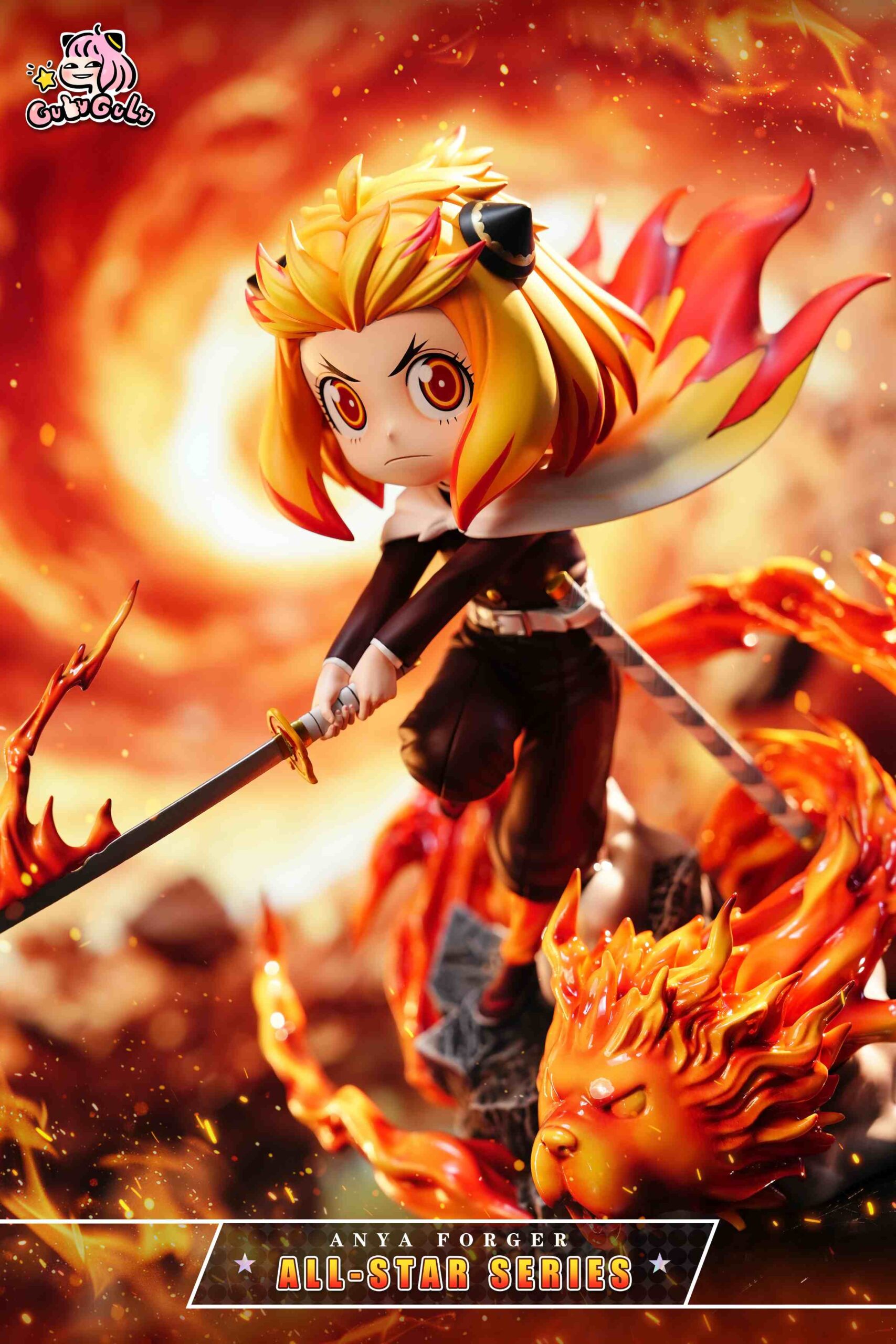 GULUGULU Studio - Demon Slayer X Spy X Family Anya Forger Statue