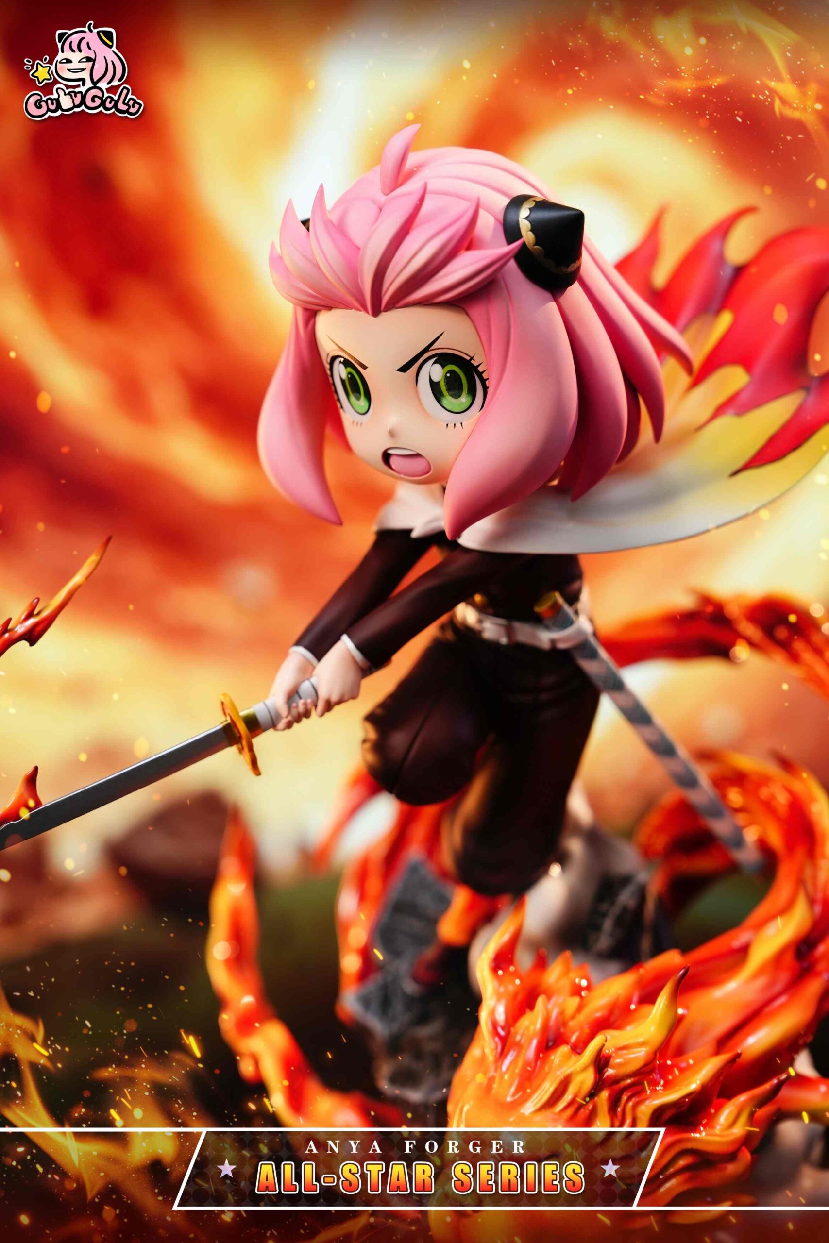 GULUGULU Studio - Demon Slayer X Spy X Family Anya Forger Statue