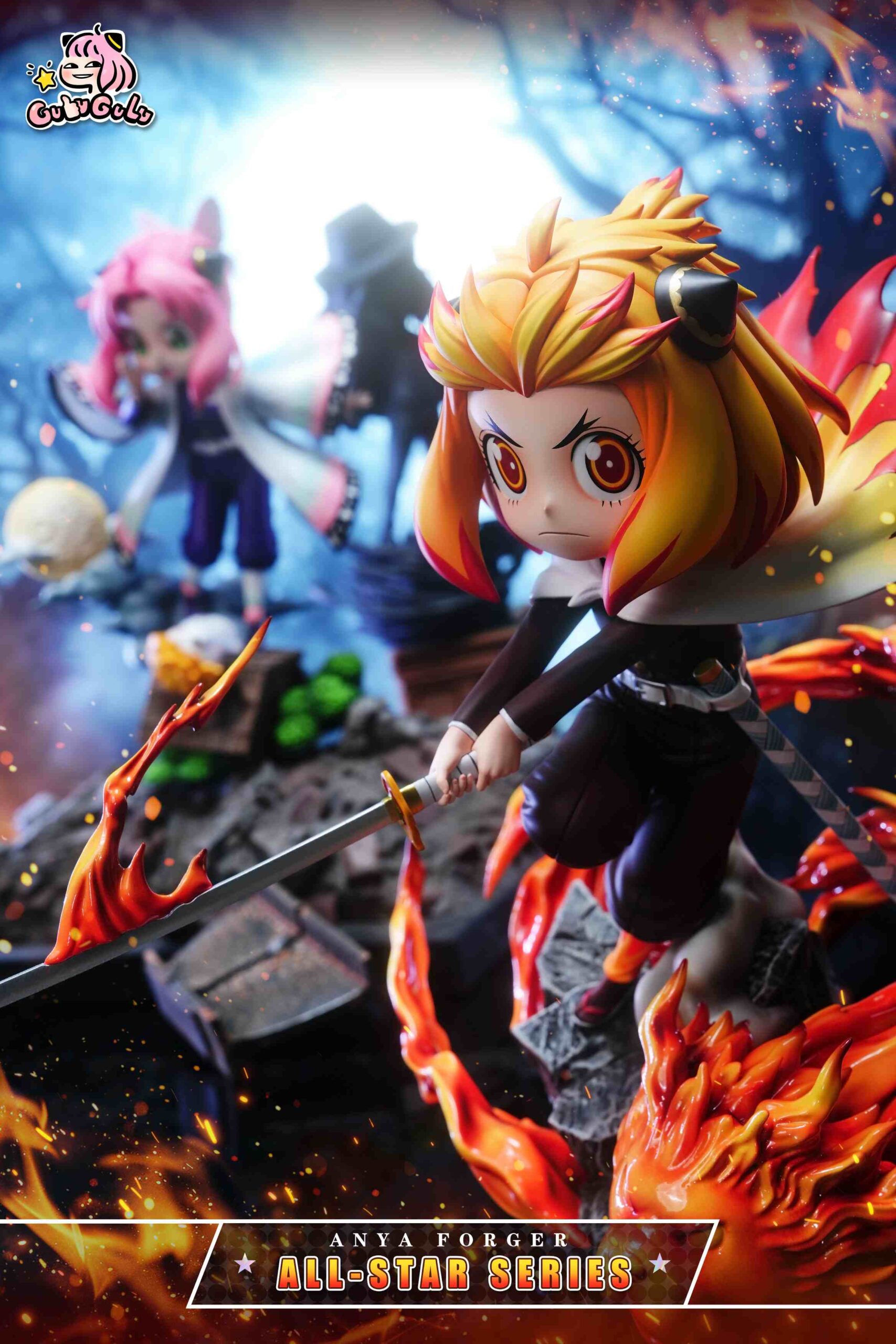 GULUGULU Studio - Demon Slayer X Spy X Family Anya Forger Statue