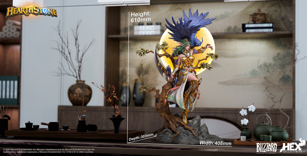 Hearthstone Tyrande Whisperwind 1/4 Scale Statue – HEX Collectibles