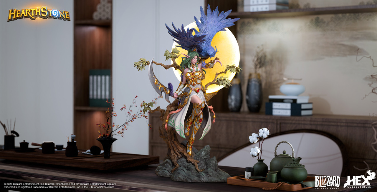 Hearthstone Tyrande Whisperwind 1/4 Scale Statue – HEX Collectibles