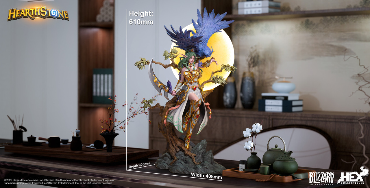 Hearthstone Tyrande Whisperwind 1/4 Scale Statue – HEX Collectibles