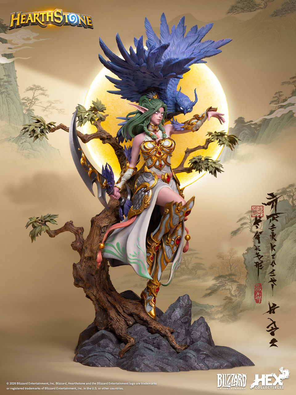 Hearthstone Tyrande Whisperwind 1/4 Scale Statue – HEX Collectibles