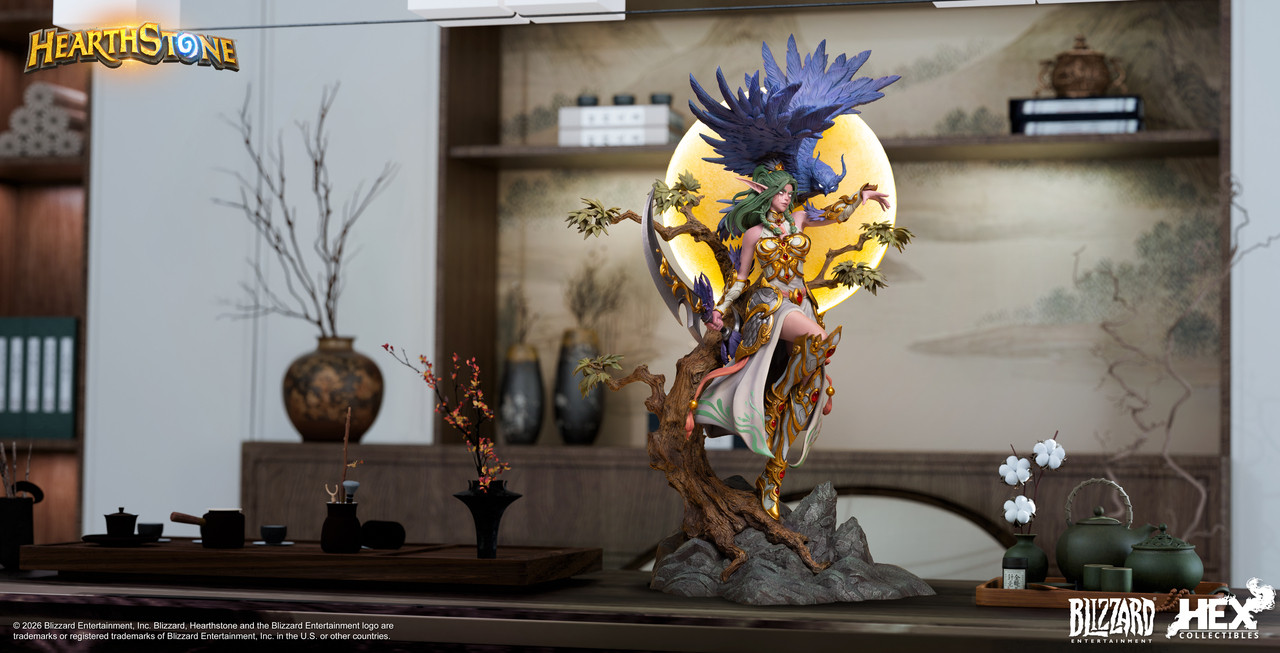 Hearthstone Tyrande Whisperwind 1/4 Scale Statue – HEX Collectibles