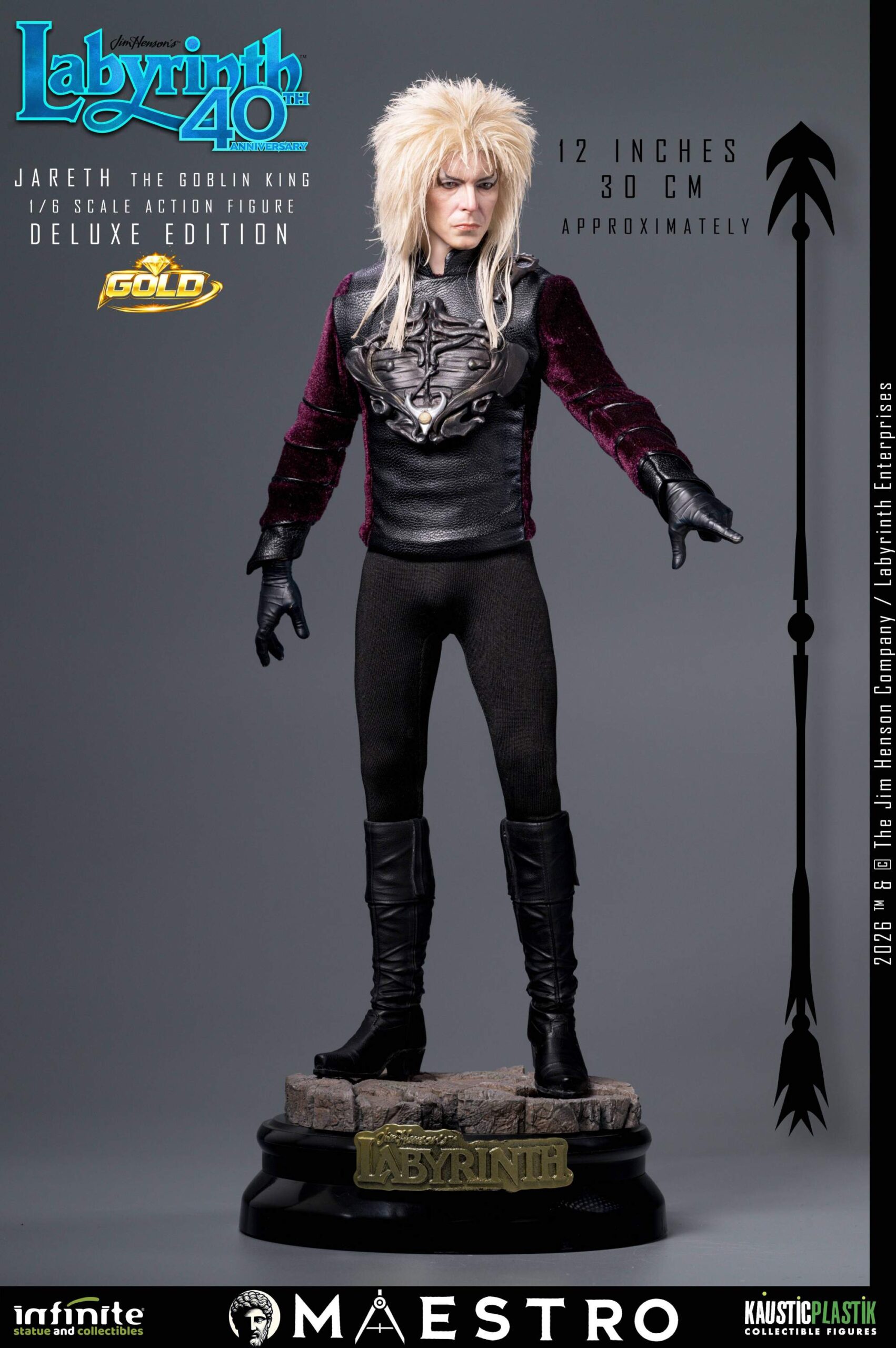Infinite Statue Labyrinth Jareth the Goblin King Action Figure