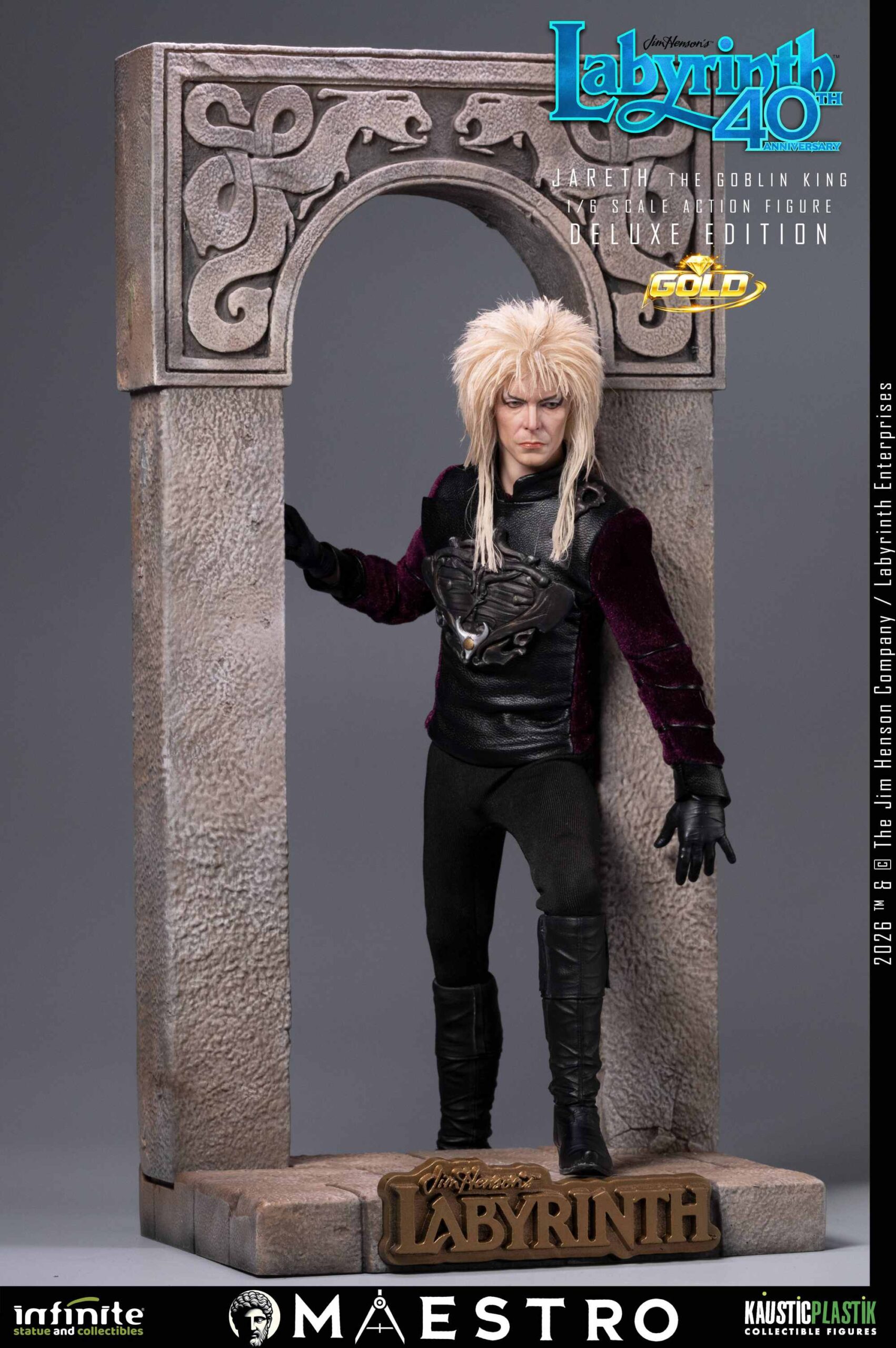 Infinite Statue Labyrinth Jareth the Goblin King Action Figure