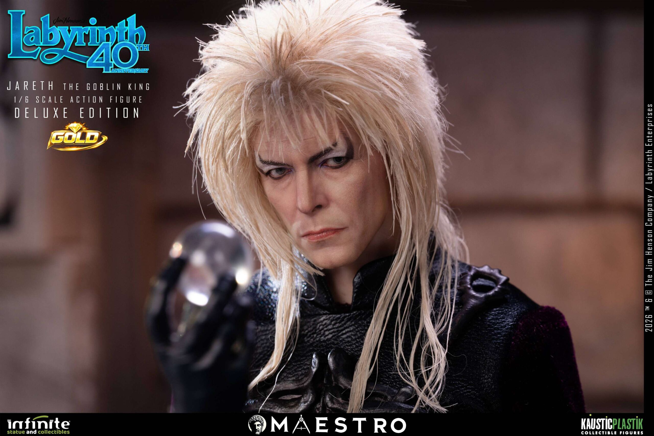 Infinite Statue Labyrinth Jareth the Goblin King Action Figure
