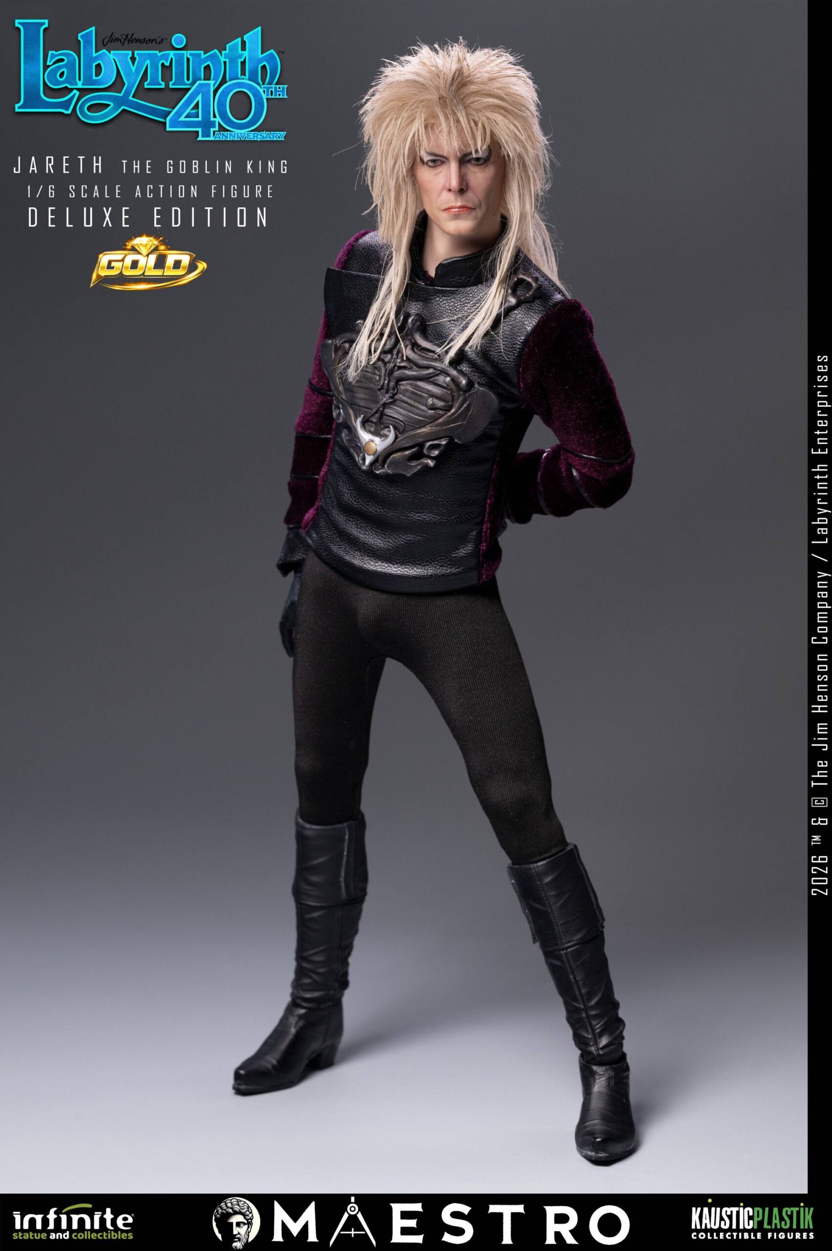 Infinite Statue Labyrinth Jareth the Goblin King Action Figure