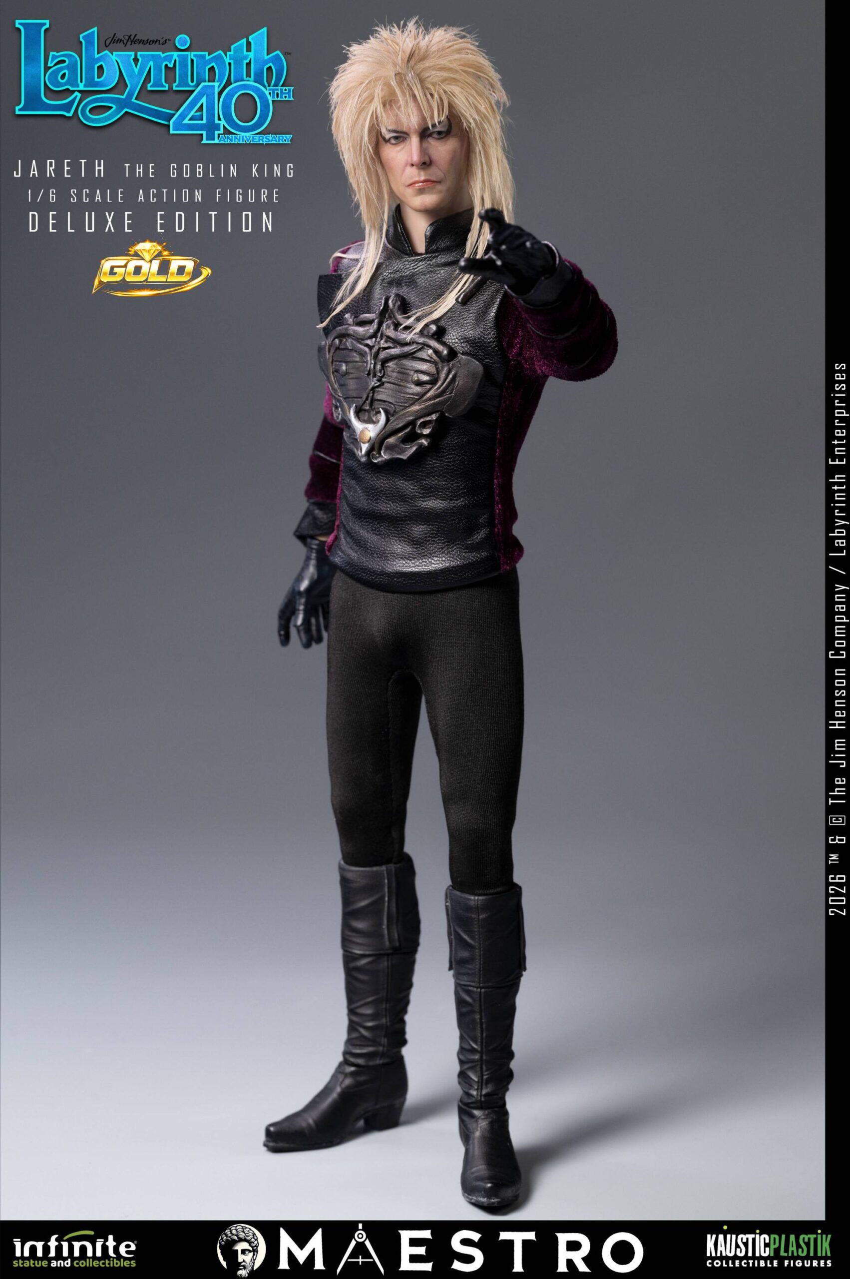 Infinite Statue Labyrinth Jareth the Goblin King Action Figure