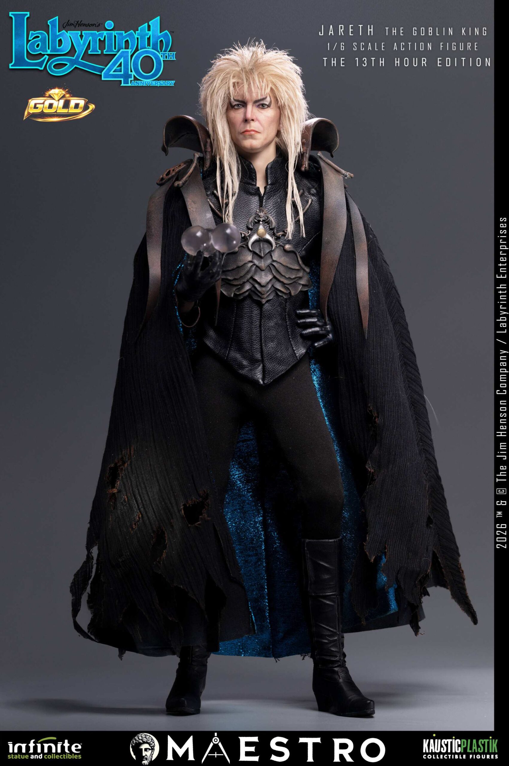 Infinite Statue Labyrinth Jareth the Goblin King Action Figure