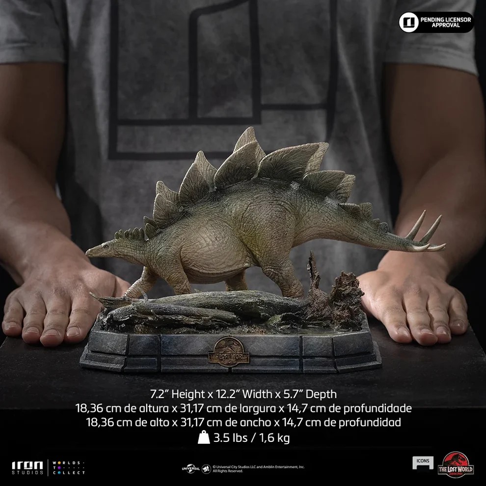 Iron Studio The Lost World: Jurassic Park Stegosaurus Statue