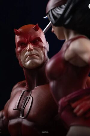 Iron Studios Marvel Daredevil and Elektra Statue