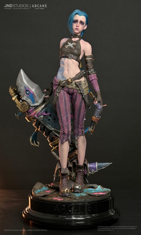 JND Studio League of Legends Jinx Statue