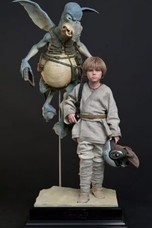 JND Studio Star Wars Young Anakin Skywalker X Watto Statue