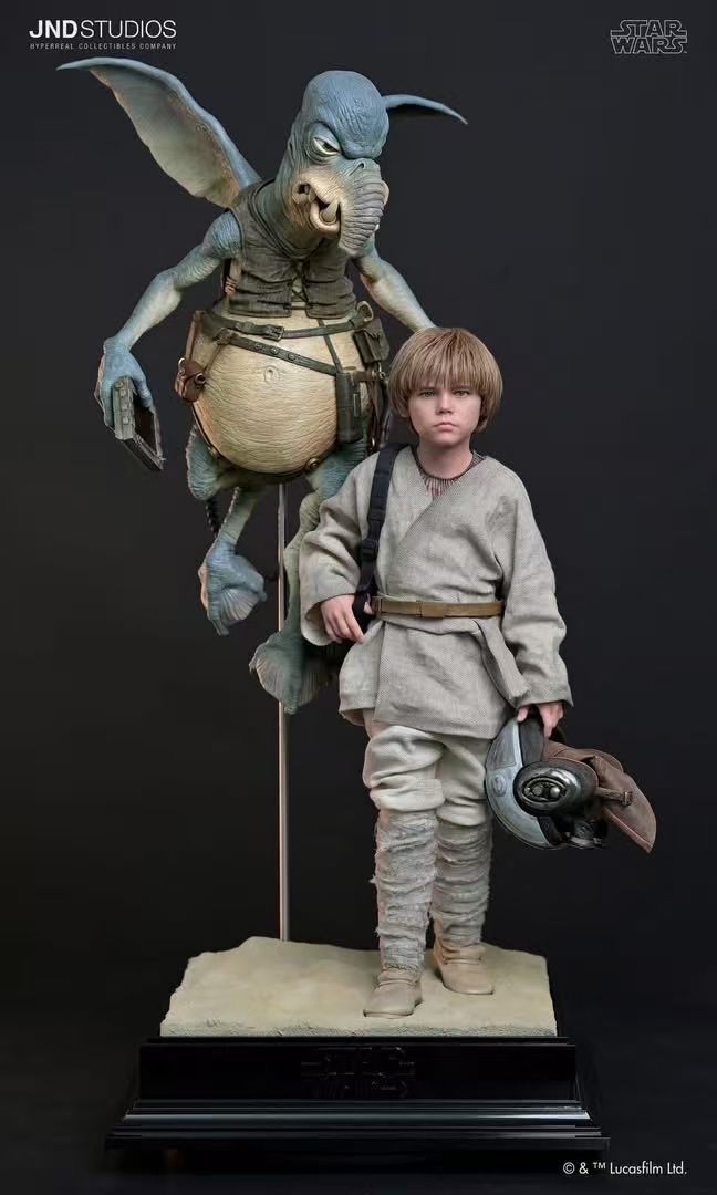 JND Studio Star Wars Young Anakin Skywalker X Watto Statue