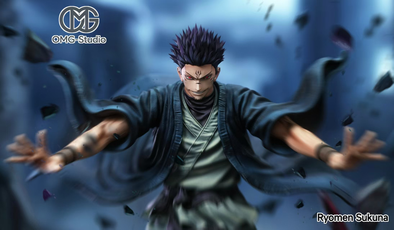 Jujutsu Kaisen Ryomen Sukuna 1/6 Scale Statue – OMG Studio