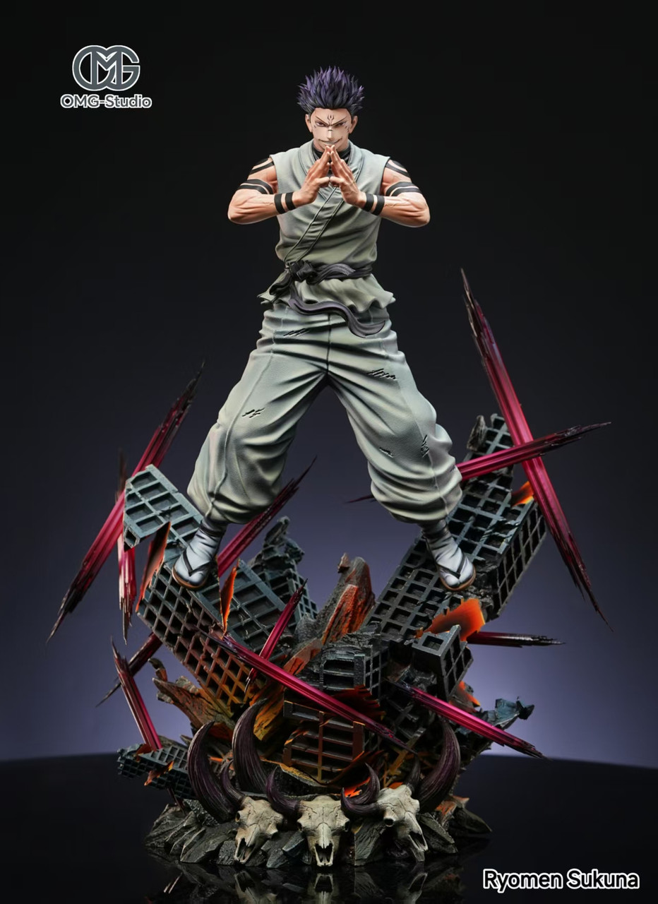 Jujutsu Kaisen Ryomen Sukuna 1/6 Scale Statue – OMG Studio