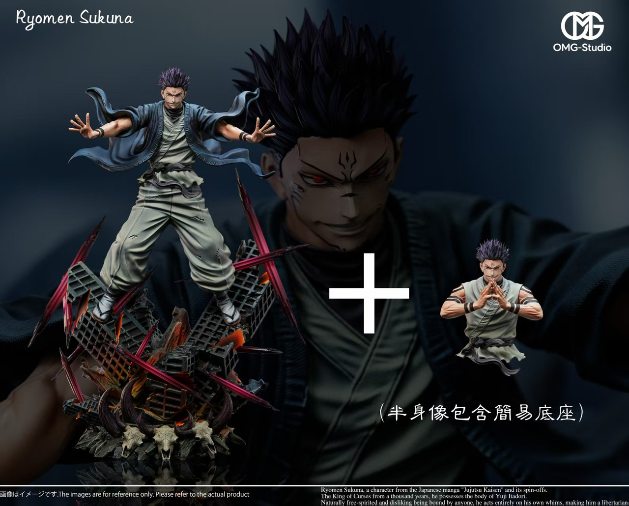Jujutsu Kaisen Ryomen Sukuna 1/6 Scale Statue – OMG Studio