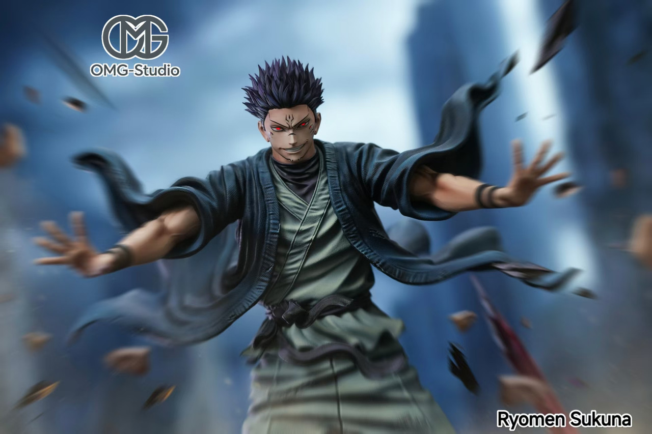 Jujutsu Kaisen Ryomen Sukuna 1/6 Scale Statue – OMG Studio