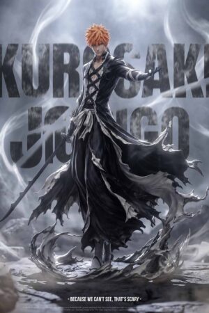 KOI Studio – Ink-Wash Style Ichigo Kurosaki Bleach 16 Resin Statue