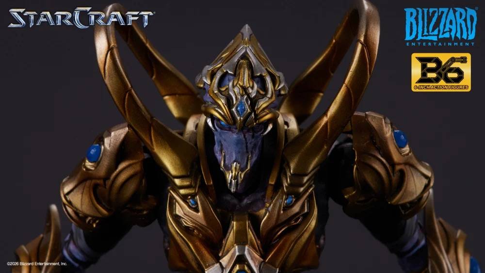 Kotobukiya X Beyond6 StarCraft II Kaldalis Zealot Action Figure