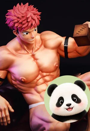 LEO Studio - Jujutsu Kaisen Yuji Itadori X Panda 16 Scale Statue