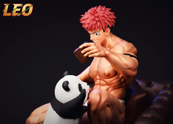 LEO Studio - Jujutsu Kaisen Yuji Itadori X Panda 16 Scale Statue