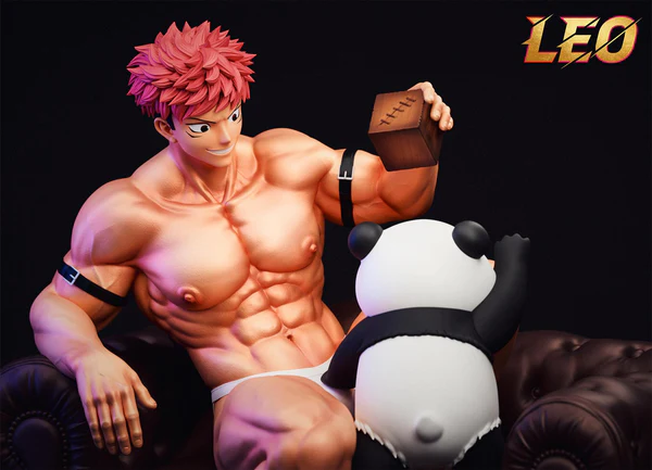 LEO Studio - Jujutsu Kaisen Yuji Itadori X Panda 16 Scale Statue