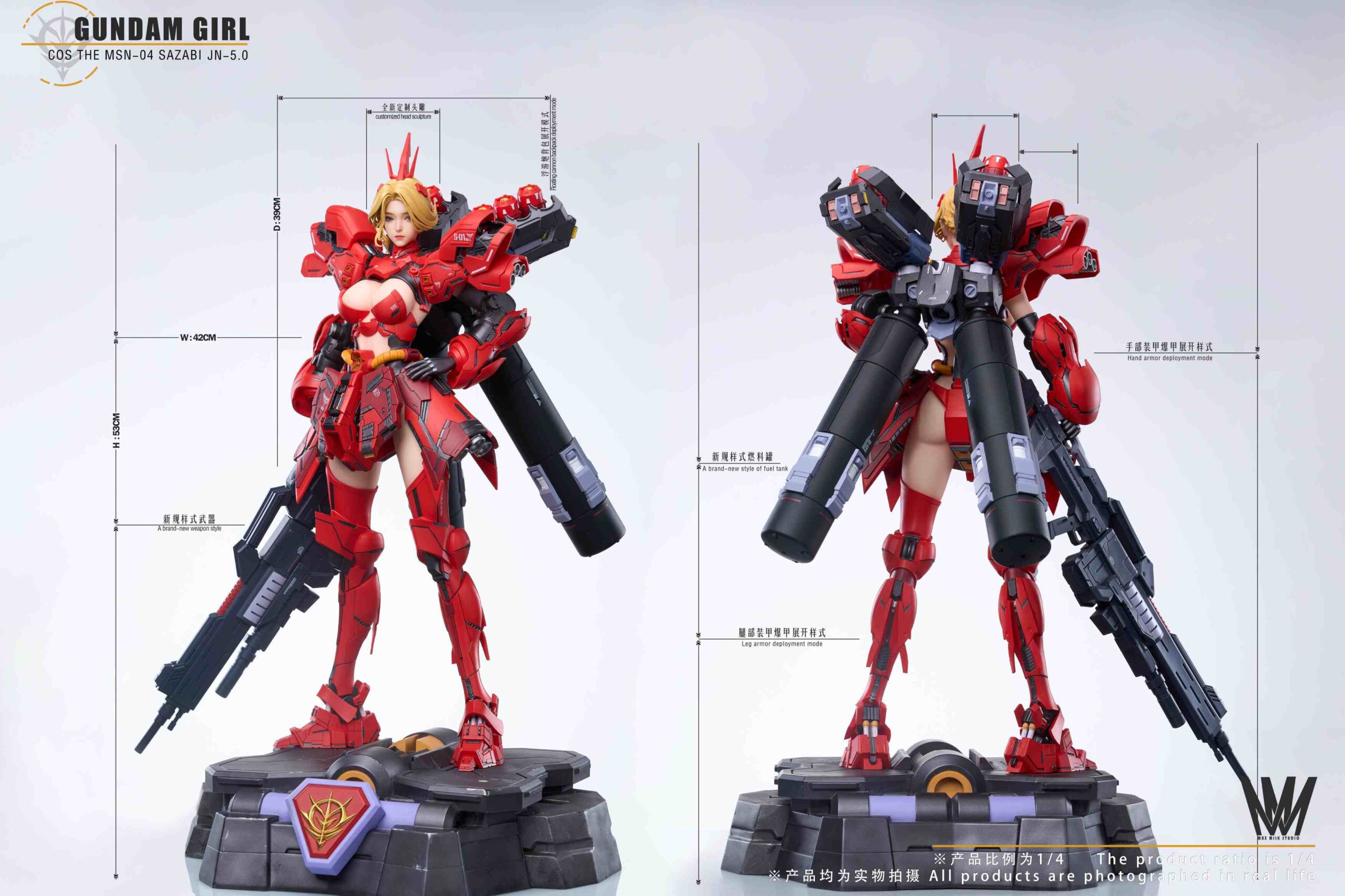 MAX MILK STUDIO Mobile Suit Gundam: Char’s Counterattack MSN-04 Sazabi Figure