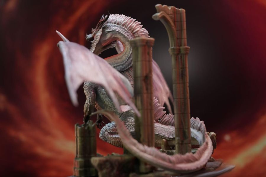 MH Studio Monster Hunter White Fatalis Statue