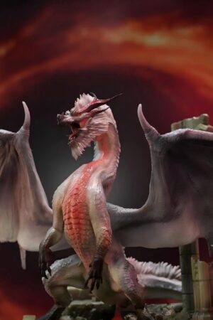 MH Studio Monster Hunter White Fatalis Statue