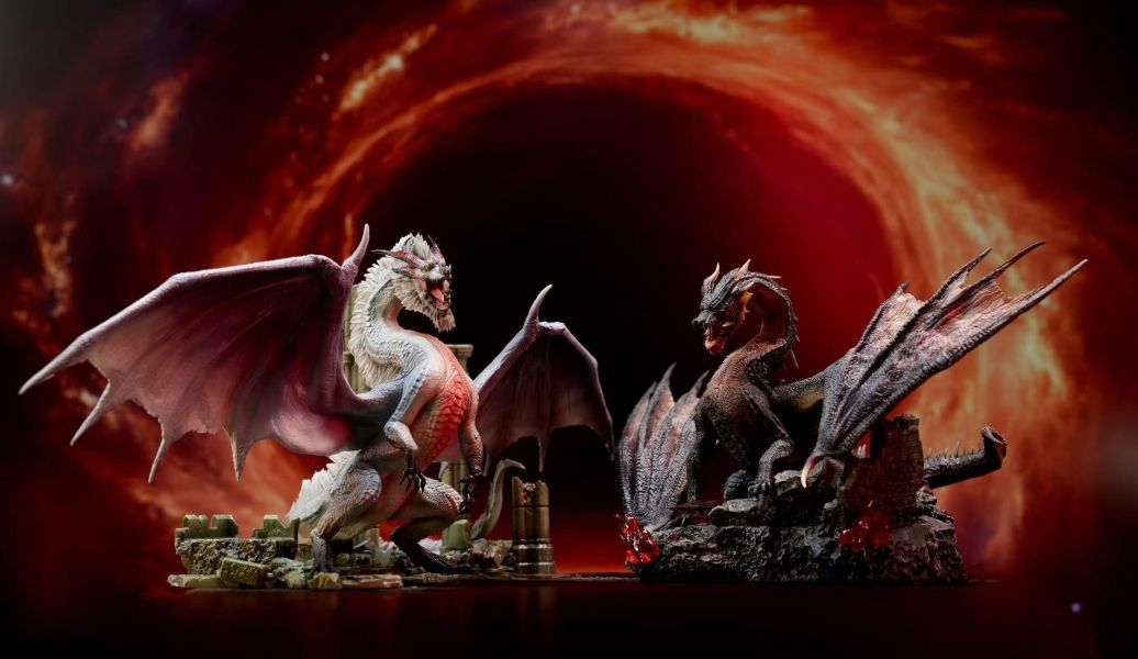 MH Studio Monster Hunter White Fatalis Statue