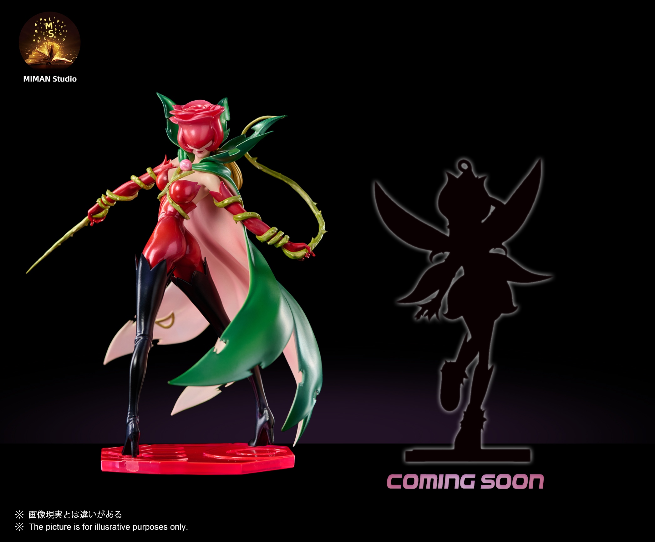 MIMAN Studio Digimon Rosemon Statue