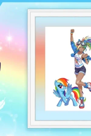 Kotobukiya My Little Pony Pinkie Pie/Pinkamena Diane Pie Rainbow Dash Applejack