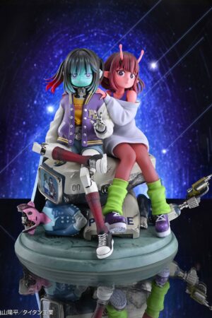 Medicos Entertainment Galaxy Express Milky☆Subway Chiharu & Makina Figure